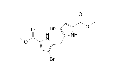 4-bromo-5-[(3-bromo-5-carbomethoxy-1H-pyrrol-2-yl)methyl]-1H-pyrrole-2-carboxylic acid methyl ester