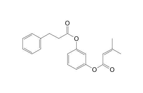 1,3-Benzenediol, o-(3-methylbut-2-enoyl)-o'-(3-phenylpropionyl)-