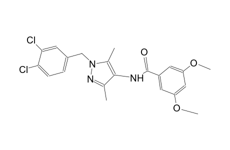 N-[1-(3,4-dichlorobenzyl)-3,5-dimethyl-1H-pyrazol-4-yl]-3,5-dimethoxybenzamide