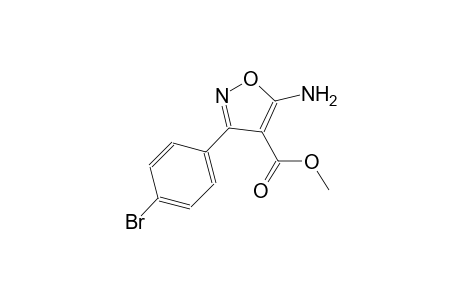 4-isoxazolecarboxylic acid, 5-amino-3-(4-bromophenyl)-, methylester