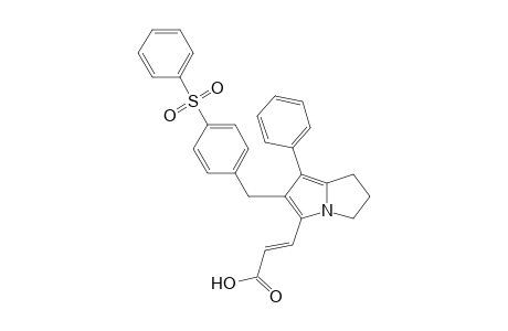 3-[6'-(4"-Phenylsulfonylbenzyl)-7'-phenyl-2',3'-dihydro-1H-pyrrolizin-5'-yl]-acrylic acid