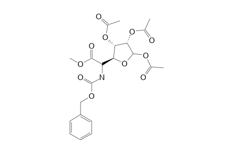 METHYL-5-DEOXY-5-[(PHENYLMETHOXY)-CARBONYL]-AMINO]-BETA-D-ALLOFURAN-URONATE-1,2,3-TRIACETATE