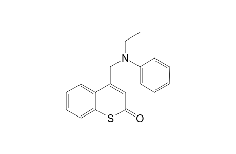 4-[(N-ethylanilino)methyl]-1-benzothiopyran-2-one