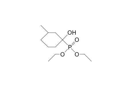 1E-Diethylphosphono-1a-hydroxy-3E-methyl-cyclohexane