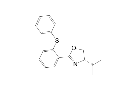 (4S)-2-(2-phenylsulfanylphenyl)-4-propan-2-yl-4,5-dihydro-1,3-oxazole