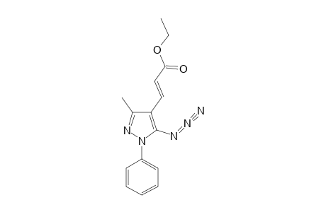 5-AZIDO-4-(2-ETHOXYCARBONYLVINYL)-3-METHYL-1-PHENYLPYRAZOLE