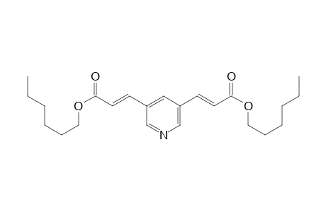 Dihexyl 3,3'-Pyridine-3,5-diylbis[ (E)-prop-2-enoate]