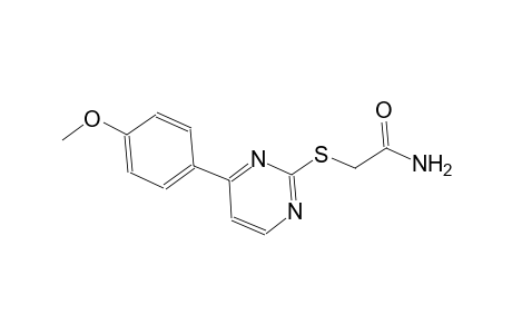 2-{[4-(4-methoxyphenyl)-2-pyrimidinyl]sulfanyl}acetamide
