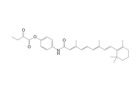 4-{[(2E,4E,6E,8E)-3,7-Dimethyl-9-(2,6,6-trimethyl-1-cyclohexenyl)-2,4,6,8-nonatetraenoyl]amino}phenyl-2-oxobutanoate