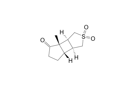 4H-Cyclopenta[3,4]cyclobuta[1,2-c]thiophen-4-one, octahydro-3b-methyl-, 2,2-dioxide, (3a.alpha.,3b.beta.,6a.beta.,6b.alpha.)-(.+-.)-