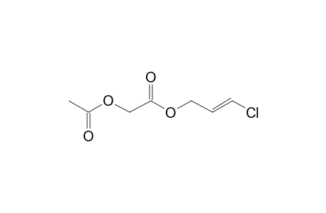 Acetoxyacetic acid, 3-chloroprop-2-enyl ester