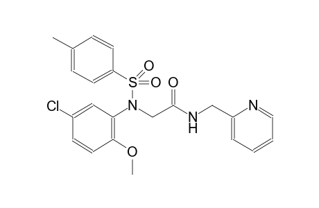 acetamide, 2-[(5-chloro-2-methoxyphenyl)[(4-methylphenyl)sulfonyl]amino]-N-(2-pyridinylmethyl)-