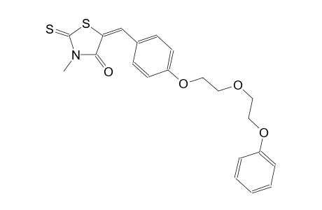 4-thiazolidinone, 3-methyl-5-[[4-[2-(2-phenoxyethoxy)ethoxy]phenyl]methylene]-2-thioxo-, (5E)-