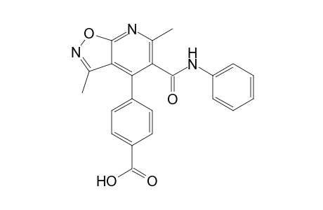 4-(4-Carboxyphenyl)-3,6-dimethyl-N-phenylisoxazolo[5,4-b]pyridine-5-carboxamide