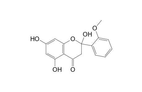 4H-1-Benzopyran-4-one, 2,3-dihydro-2,5,7-trihydroxy-2-(2-methoxyphenyl)-