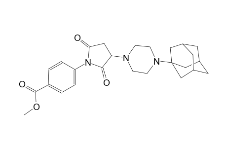 4-[3-[4-(1-adamantyl)-1-piperazinyl]-2,5-dioxo-1-pyrrolidinyl]benzoic acid methyl ester