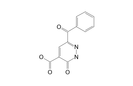 6-BENZOYL-3-OXO-2,3-DIHYDROPYRIDAZINE-4-CARBOXYLIC-ACID