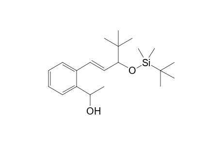 1-[2-[(E)-3-[tert-butyl(dimethyl)silyl]oxy-4,4-dimethyl-pent-1-enyl]phenyl]ethanol