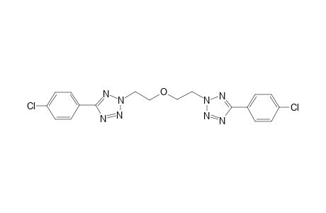 5-(4-Chlorophenyl)-2-[2-[2-[5-(4-chlorophenyl)-1,2,3,4-tetrazol-2-yl]ethoxy]ethyl]-1,2,3,4-tetrazole