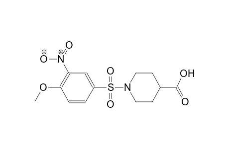 1-[(4-methoxy-3-nitrophenyl)sulfonyl]-4-piperidinecarboxylic acid