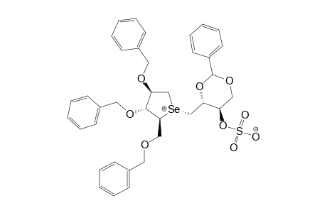 2,3,5-TRI-O-BENZYL-1,4-DIDEOXY-1,4-[[(2R,3R)-2,4-BENZYLIDENEDIOXY-3-(SULFOXY)-BUTYL]-EPISELENONIUMYLIDENE]-D-ARABINITOL-INNER-SALT