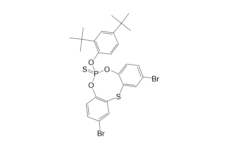 6-(2,4-DI-TERT.-BUTYLPHENOXY)-2,10-DIBROMODIBENZO-[D,G]-[1,3,6,2]-DIOXATHIAPHOSPHOCIN-6-SULFIDE