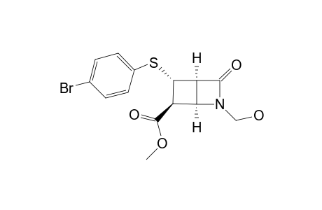 (1R,4R,4R,6S)-(-)-METHYL-5-(4-BROMOPHENYLTHIO)-2-HYDROXYMETHYL-3-OXO-2-AZABICYCLO-[2.2.0]-HEXANE-6-CARBOXYLATE