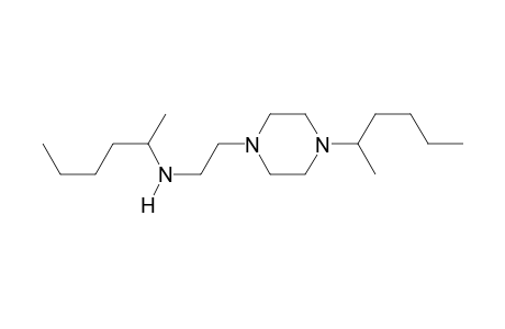 1-(2-(Hex-2-yl)aminoethyl)-4-(hex-2-yl)piperazine