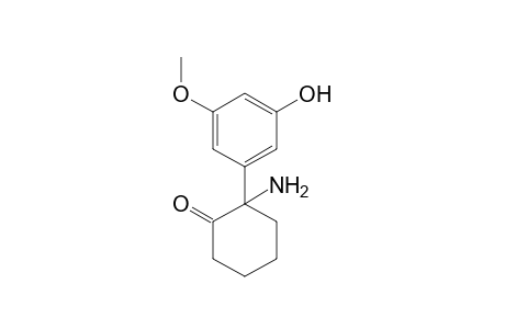 Methoxetamine-M (N-deethyl-HO-) MS2