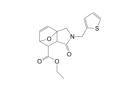 ethyl 4-oxo-3-(2-thienylmethyl)-10-oxa-3-azatricyclo[5.2.1.0~1,5~]dec-8-ene-6-carboxylate