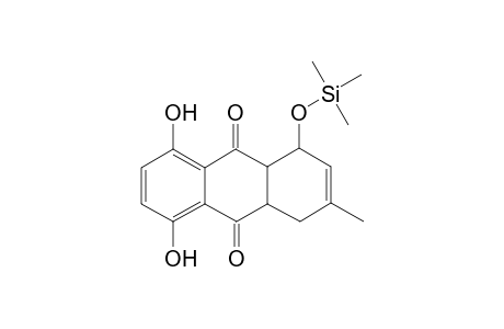 (1RS,4aRS,9aRS)-5,8-Dihydroxy-3-methyl-1-trimethylsilyloxy-1,4,4a,9a-tetrahydro-9,10-anthraquinone