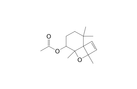 5-Oxatricyclo[4.4.0.01,4]dec-2-en-7-ol, 4,6,10,10-tetramethyl-, acetate