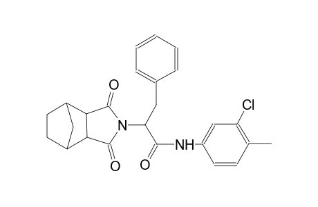 N-(3-chloro-4-methylphenyl)-2-(1,3-dioxohexahydro-1H-4,7-methanoisoindol-2(3H)-yl)-3-phenylpropanamide