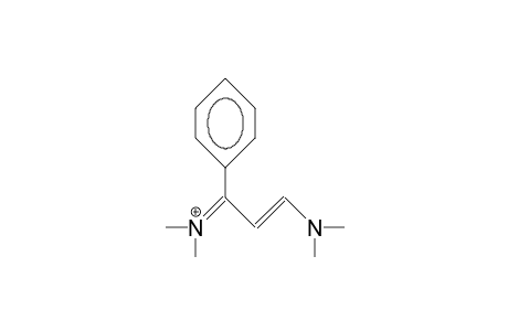 3-Dimethylamino-1-dimethyliminio-1-phenyl-2-propene cation