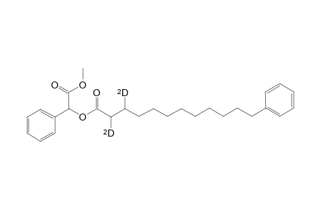 mandelate of [methyl 12-phenyl(2,3-dideuterio)dodecanoate]