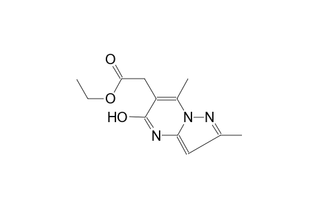 pyrazolo[1,5-a]pyrimidine-6-acetic acid, 5-hydroxy-2,7-dimethyl-,ethyl ester