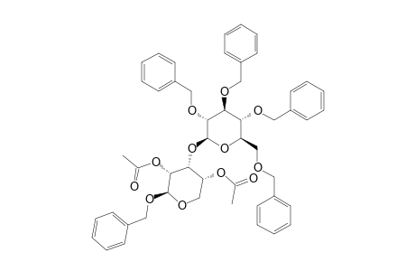 BENZYL-2,4-DI-O-ACETYL-3-O-(2,3,4,6-TETRA-O-BENZYL-BETA-D-GLUCOPYRANOSYL)-BETA-D-RIBOPYRANOSIDE