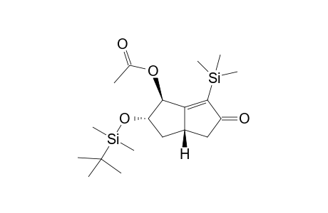 (5S,7S,8S)-8-Acetoxy-7-(tert-butyldimethylsilyloxy)-2-(trimethylsilyl)bicyclo[3.3.0]oct-1-en-3-one