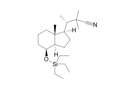 (8S,20S)-Des-A,B-20-(cyano-dimethyl-methyl)-8.beta.-[(triethylsilyl)oxy]-pregnane