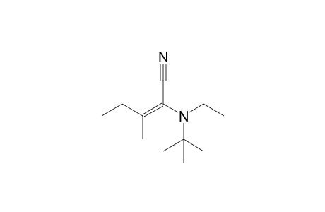 2-(t-Butylethylamino)-3-methylpentenenitrile