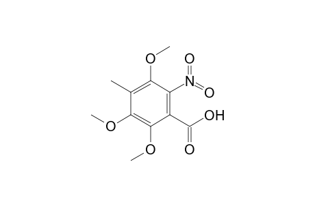 2,3,5-Trimethoxy-4-methyl-6-nitrobenzoic acid