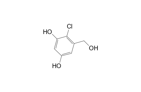1,3-Benzenediol, 4-chloro-5-(hydroxymethyl)-