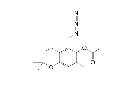6-ACETOXY-5-AZIDOMETHYL-2,2,7,8-TETRAMETHYLCHROMAN