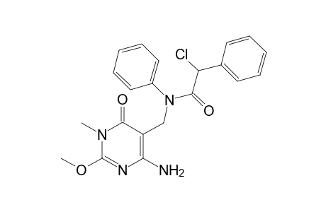 N-[(4-Amino-2-methoxy-1-methyl-6-oxo-1,6-dihydropyrimidin-5-yl)methyl]-2-chloro-N,2-diphenylacetamide