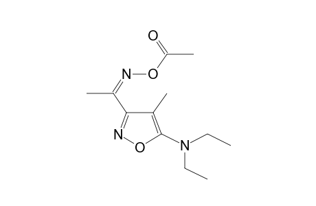 acetic acid [1-(5-diethylamino-4-methyl-isoxazol-3-yl)ethylideneamino] ester