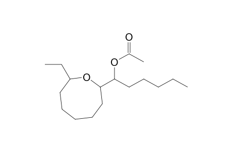 2-Oxocanemethanol, 8-ethyl-.alpha.-pentyl-, acetate