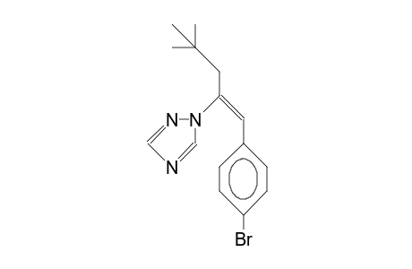 trans-1-(4-Bromo-phenyl)-4,4-dimethyl-2-(1,2,4-triazolyl)-1-pentene
