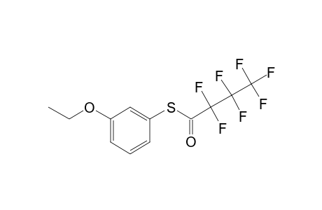 3-Ethoxythiophenol, S-heptafluorobutyryl-