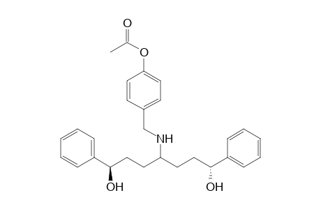 (1R,7R)-(+)-1,7-Diphenyl-4-[N-((4-acetyloxyphenyl)methyl)amino]heptane-1,7-diol