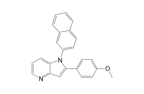 2-(4-Methoxyphenyl)-1-(naphthalen-2-yl)-1H-pyrrolo[3,2-b]-pyridine